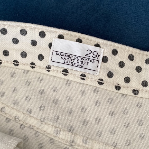 Polka dot GAP cutoff denim shorts - Picture 3 of 4